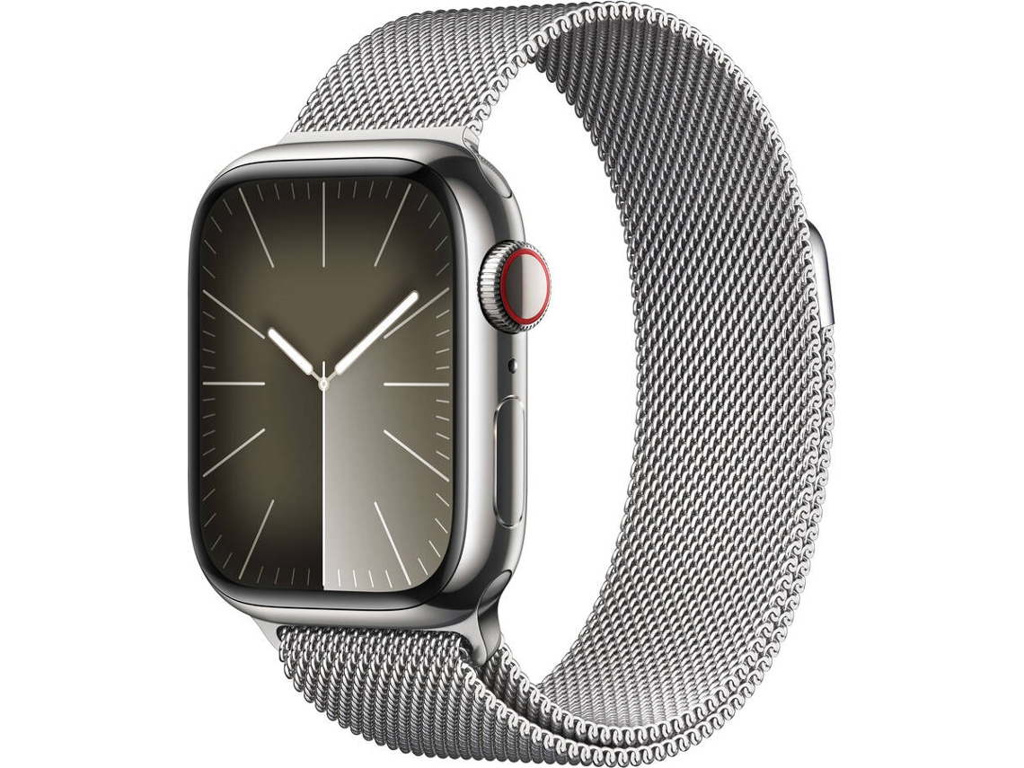APPLE Watch Series GPS+Cellular 41 mm Acero Inoxidable Plata con Loop  Milanesa Plata Worten Canarias