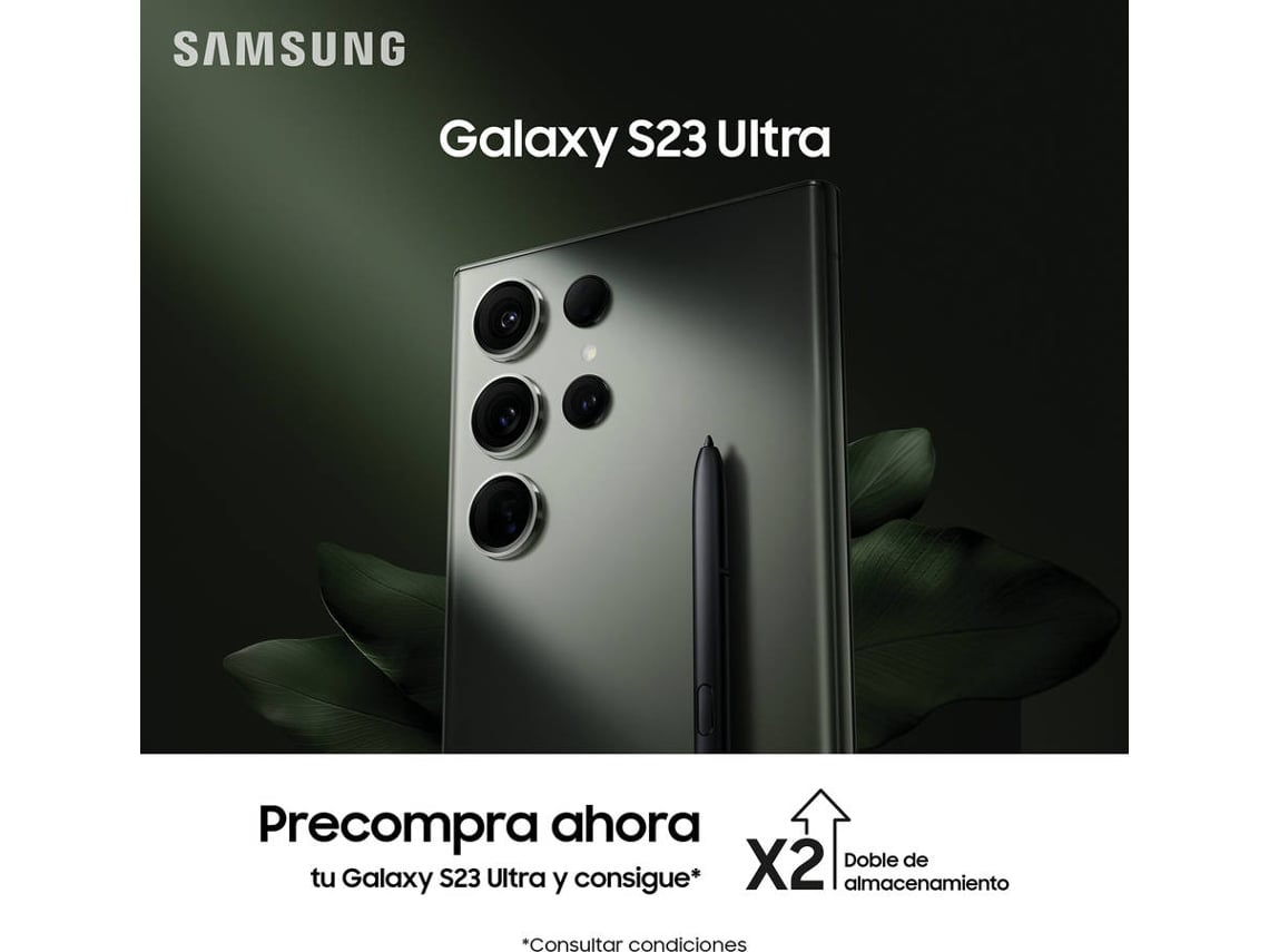 Smartphone SAMSUNG Galaxy S23 Ultra 5G (6.8'' - 8 GB - 256 GB - Negro)