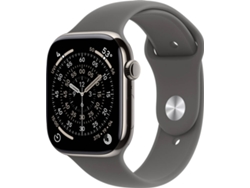  APPLE Watch Series 11 GPS + Cellular 42 mm Titanio Natural con Correa Deportiva Gris Piedra (Tamaño S/M)