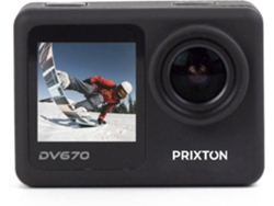 Action Cam PRIXTON 4K DV670 (20 MP - Wi-Fi)