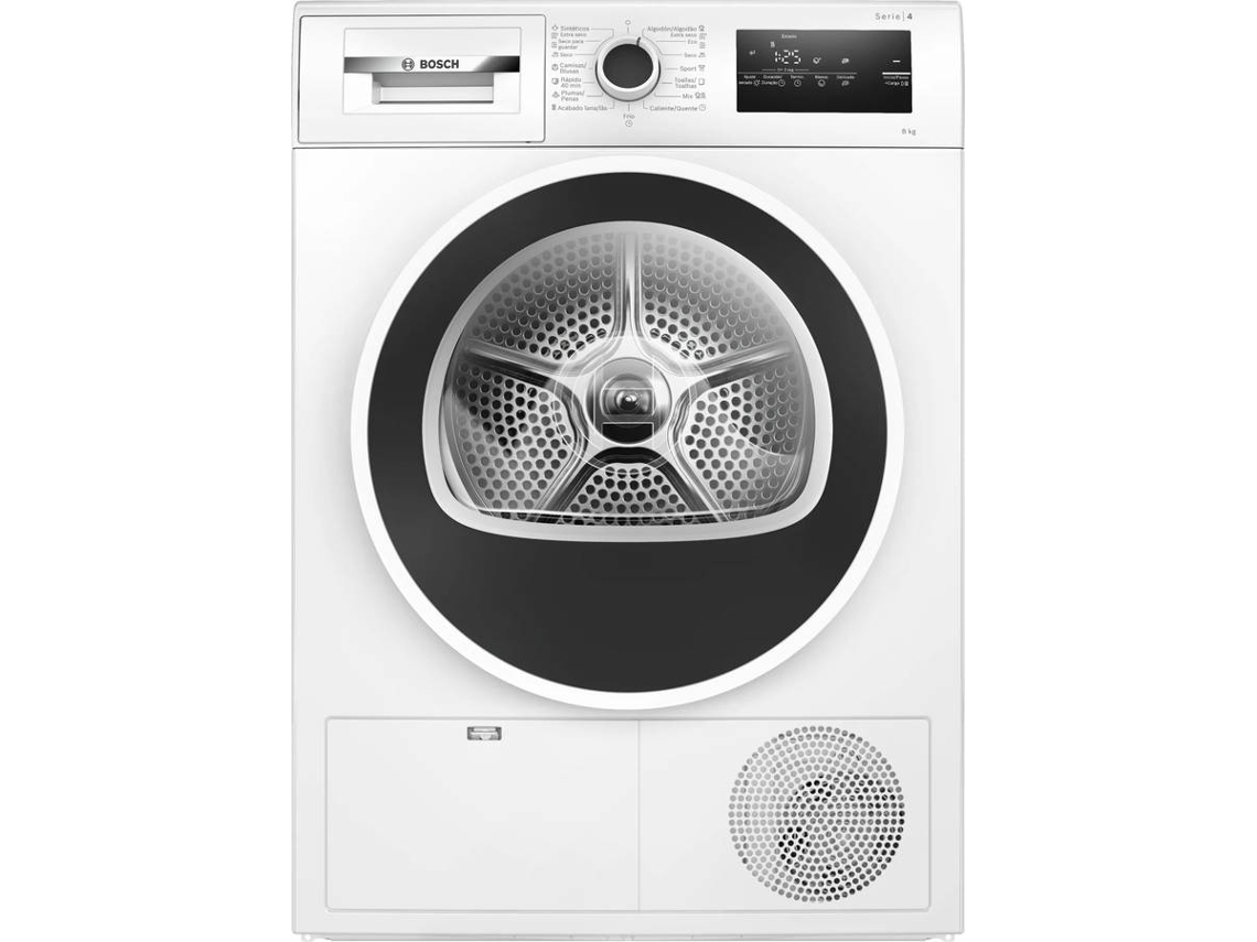 Secadora BOSCH WTR83200ES (8 kg - Bomba de Calor - Blanco)