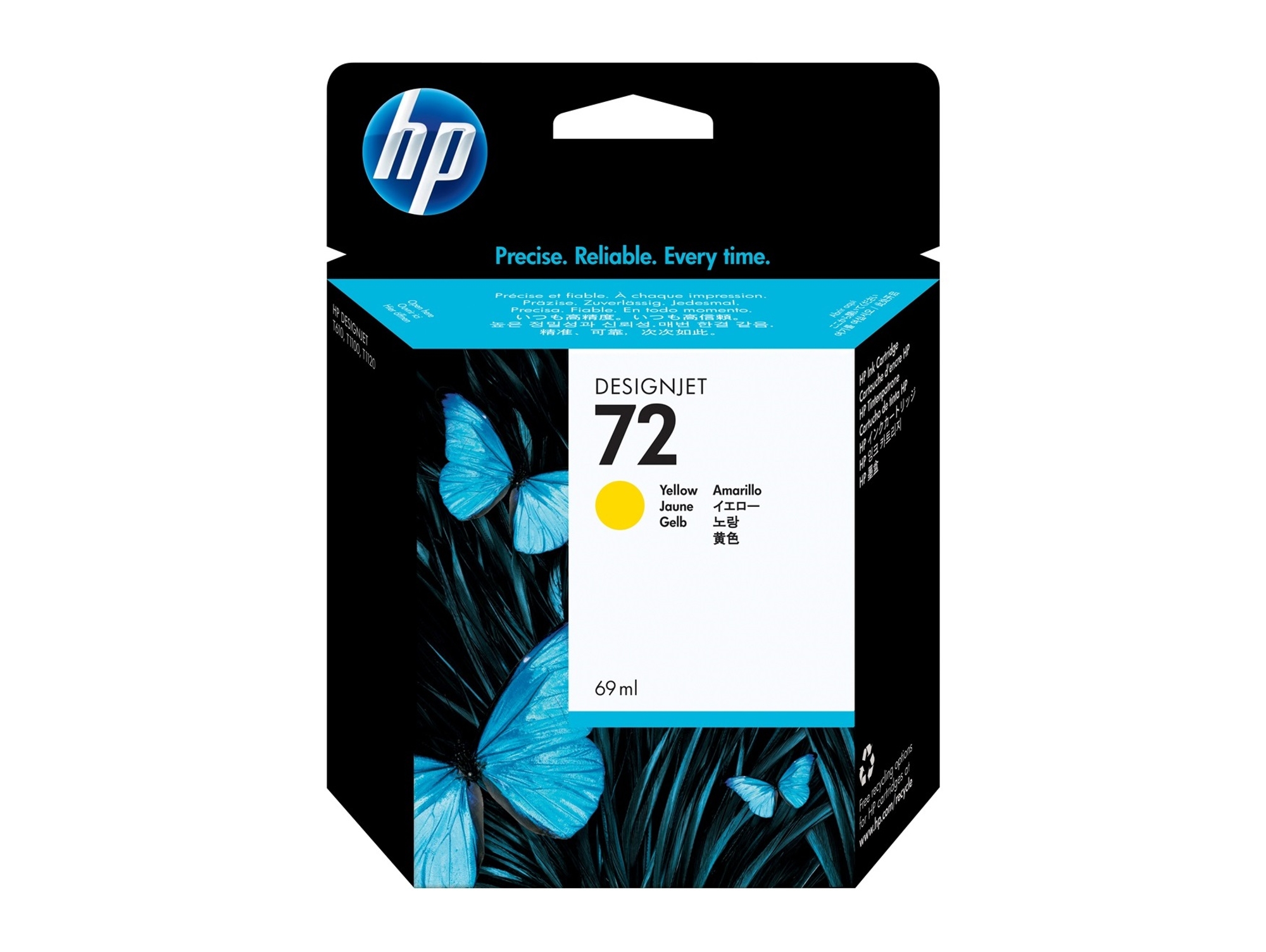 Cartucho de Tinta Original HP 72 de 69 Ml C9400A Amarillo