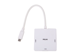 Adaptador PROLINX USB-C a VGA/USB3.1/USB-C