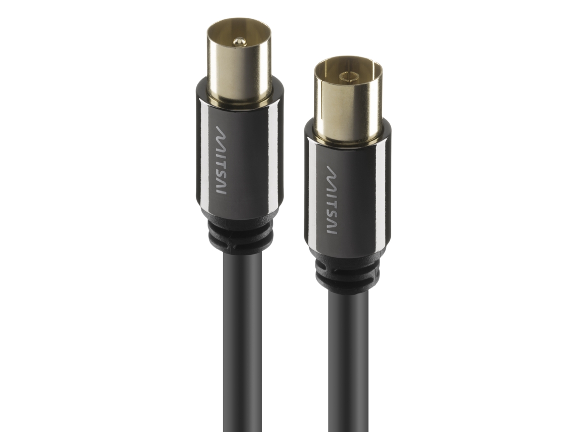 Cable MITSAI para Antena (M-F - 3 m Gold Series)