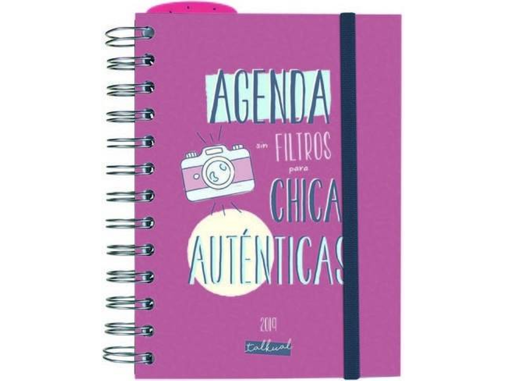 Agenda FINOCAM Auténticas-Granate 2018/2019 (16 x 12 x 1.8 cm - Vista: Diária)