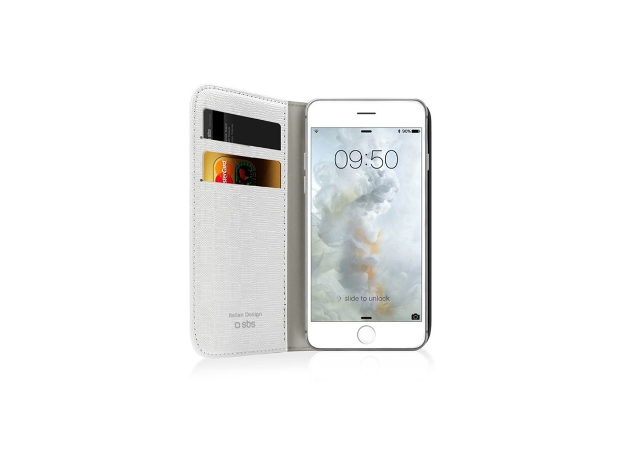 Funda iPhone 7, 8 SBS Book Style Blanco