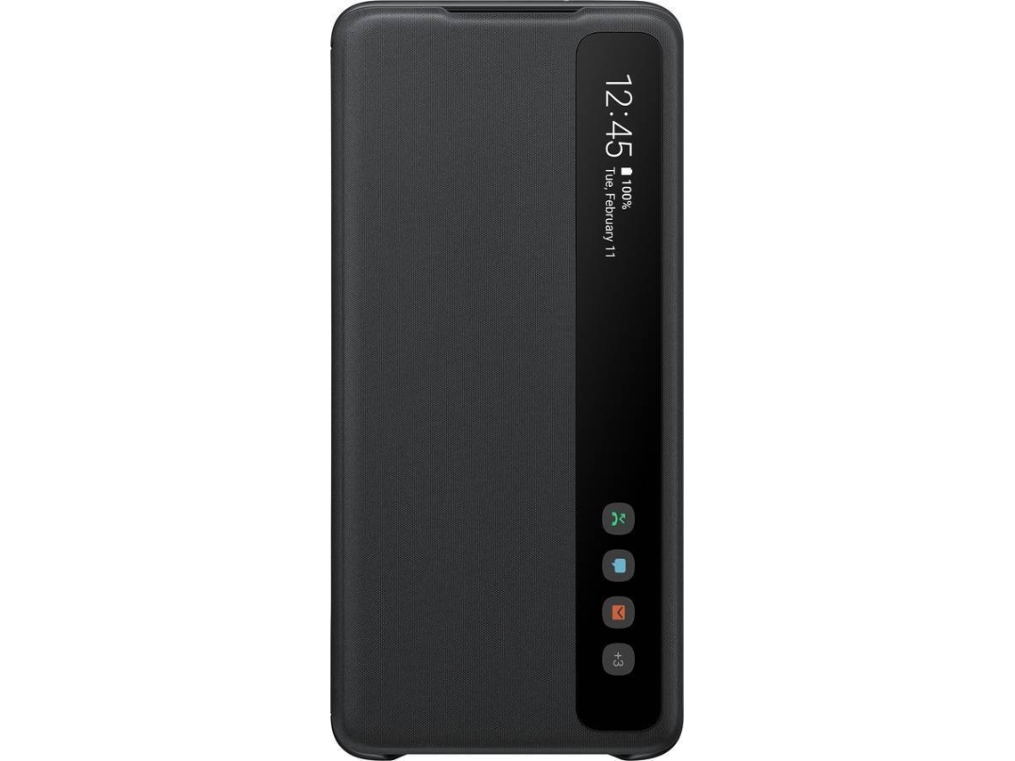 Funda SAMSUNG Galaxy S20+ Clear View Negro (Caja Abierta)