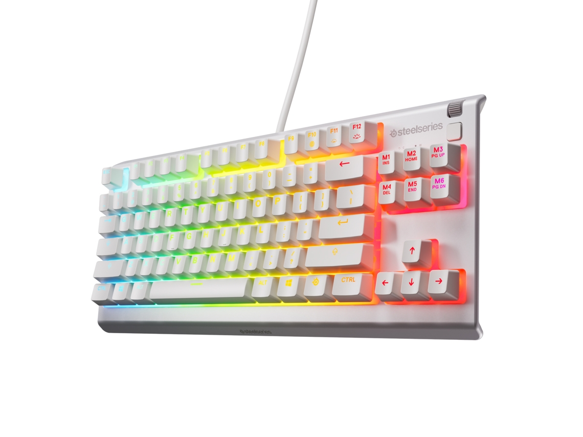 Teclado Gaming Compacto TKL (Blanco)
