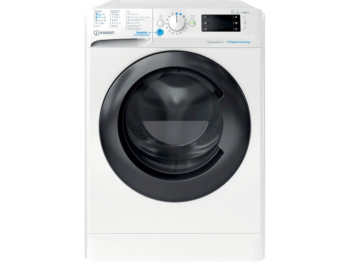 Lavasecadora INDESIT BDE 96435 WKV SPT (9/6 kg - 1351 rpm - Blanco)