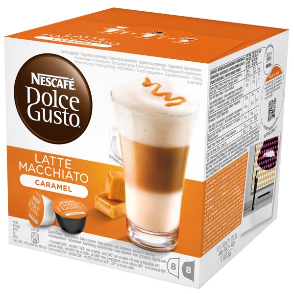 Cápsulas Café DOLCE GUSTO Latte Macchiato Caramel