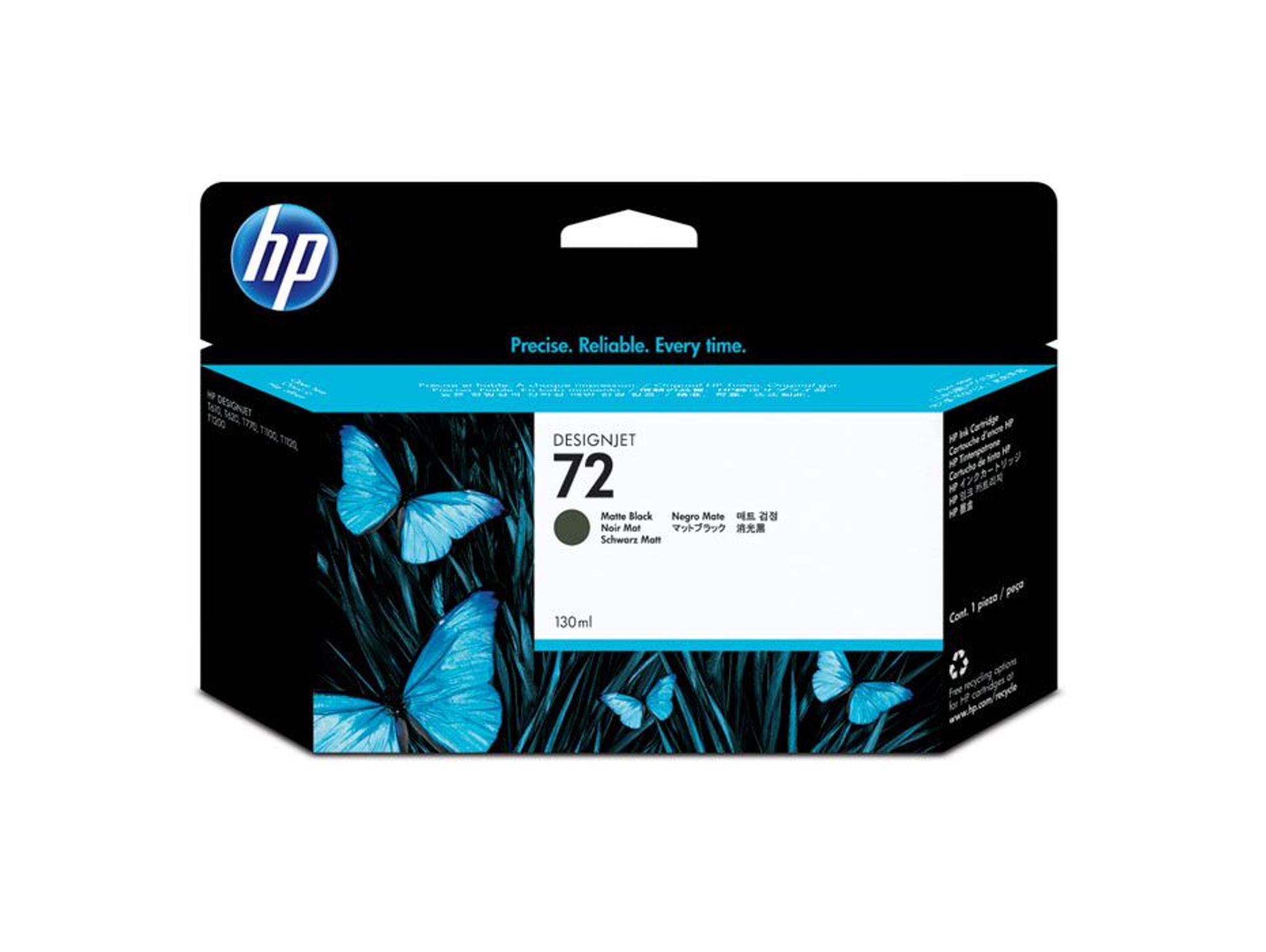 Cartucho de Tinta Original HP 72 de 130 ml C9403A Negro Mate