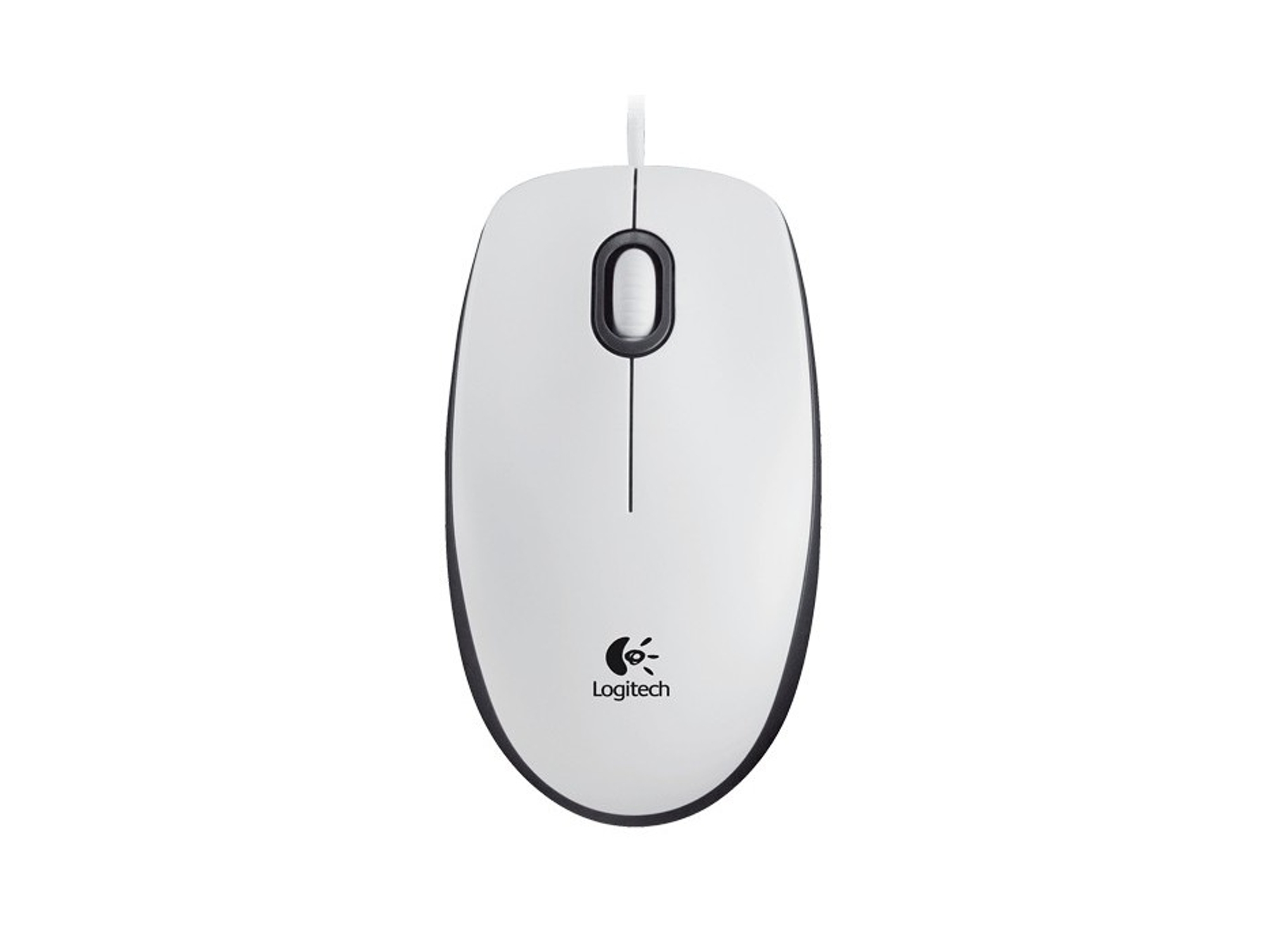 Ratón LOGITECH M100 (Cable USB - Casual - 1000 dpi - Blanco)