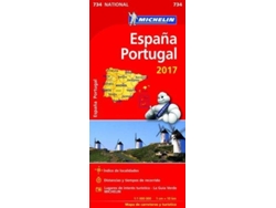 Libro Mapa Nacional España - Portugal 2017 de Varios Autores