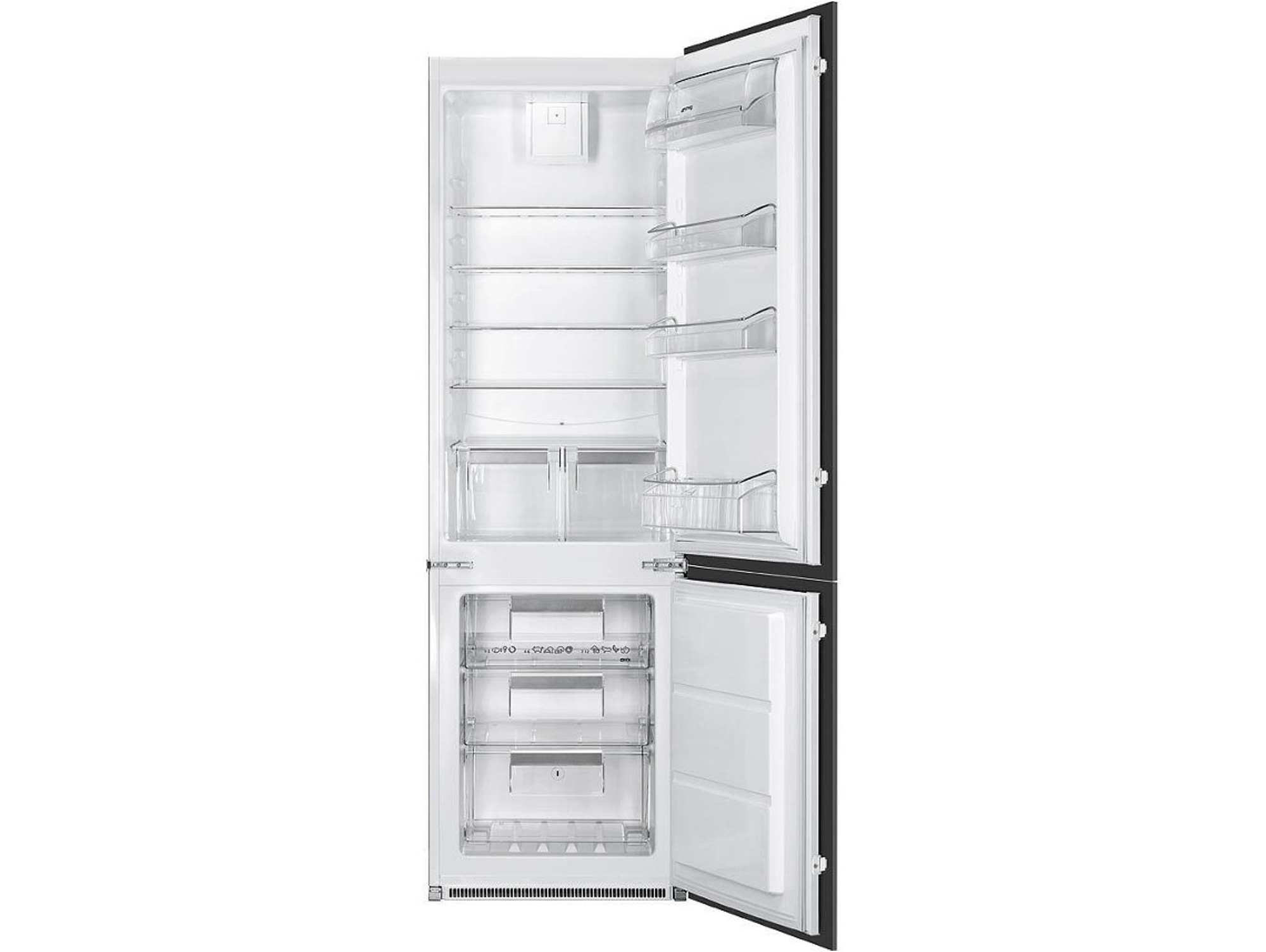 Frigorífico Combi Integrable SMEG C7280NEP (No Frost - 177.3 cm - 263 L - Blanco)