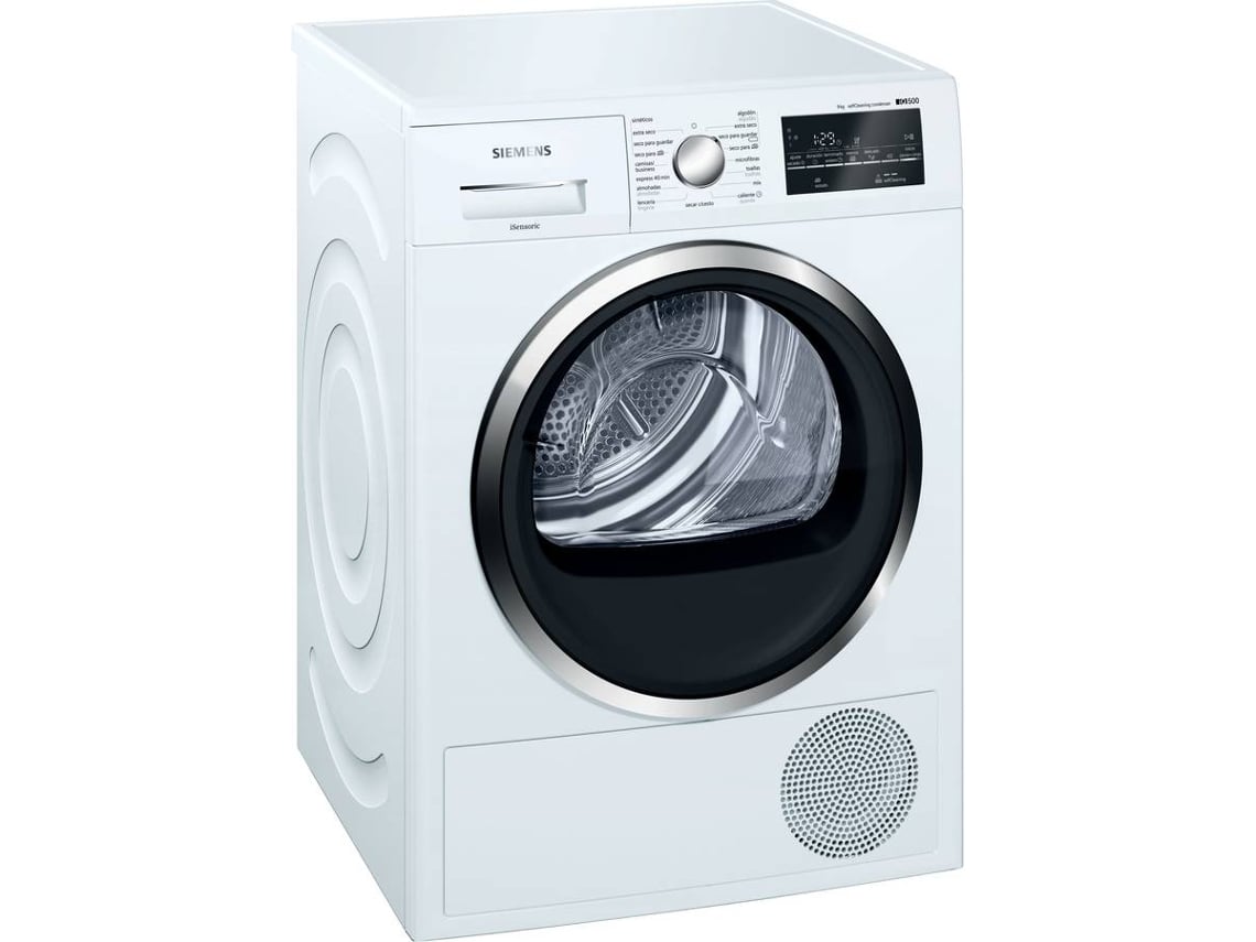 Secadora SIEMENS WT4G43EE (9 kg Bomba de Calor Blanco) Worten Canarias