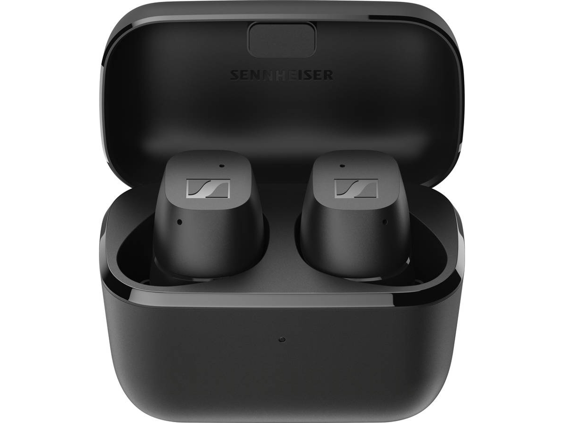 Auriculares Bluetooth True Wireless SENNHEISER (In Ear - Micrófono - Negro)