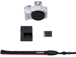 Kit Cámara Fotográfica CANON EOS R50 WHITE + RF-S 18-45MM SILVER (Encaje: Canon RF - Apertura: F4.5-6.3)