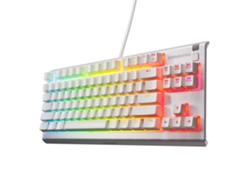 Teclado Gaming Compacto TKL (Blanco)
