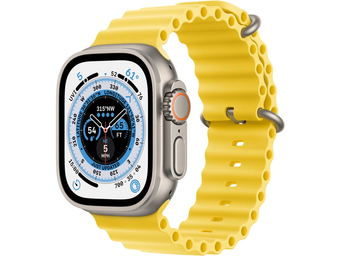 APPLE Watch Ultra GPS+Cellular 49 mm con Bracelete Ocean Amarillo