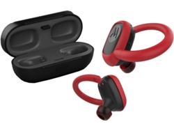 Auriculares Bluetooth MOTOROLA Stream Sport (In Ear - Micrófono - Noise Cancelling - Rojo)