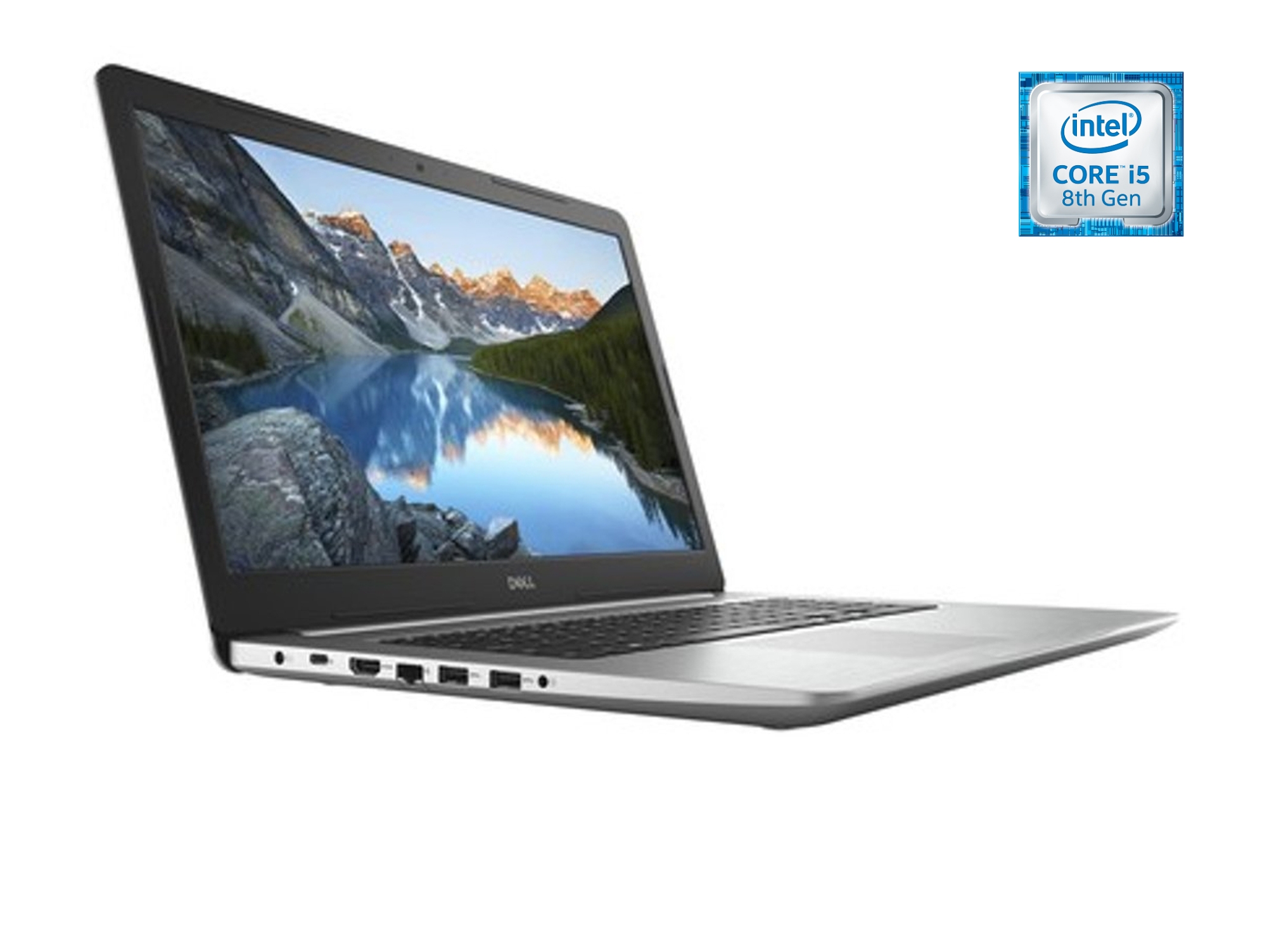 Portátil DELL Inspiron 5770 - R953W (17.3'' - Intel Core i5-8250U - RAM: 8 GB - 1 TB HDD + 128 GB SSD - AMD Radeon 530)