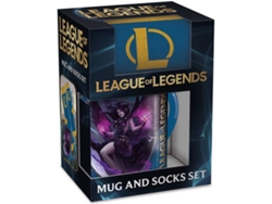 Kit de taza y calcetines LEAGUE OF LEGENDS (325 ml - calcetines de algodón)