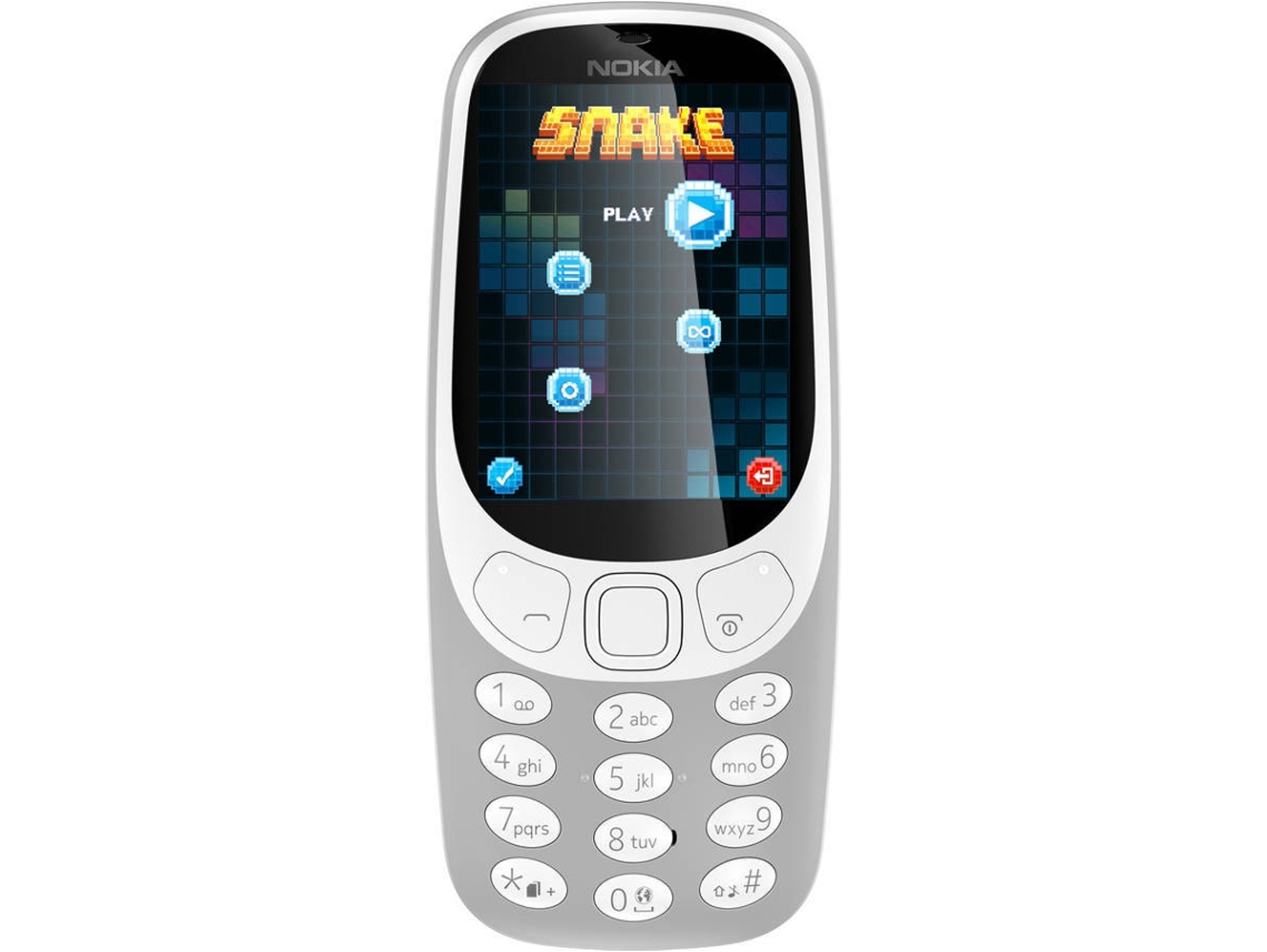 Teléfono móvil NOKIA 3310 (2.4'' - 2G - Plateado)