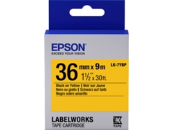 Cinta color EPSON LK-7YBP - C53S657005