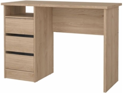 Escritorio TVILUM Function Plus 3 Cajones (110 x 48.5 x 76 cm - Roble)