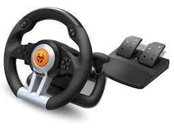 Volante + Pedales KROM K-Wheel (Multiplataforma - Negro)