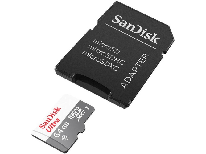 Tarjeta de Memoria MicroSDXC SANDISK Ultra 64 GB