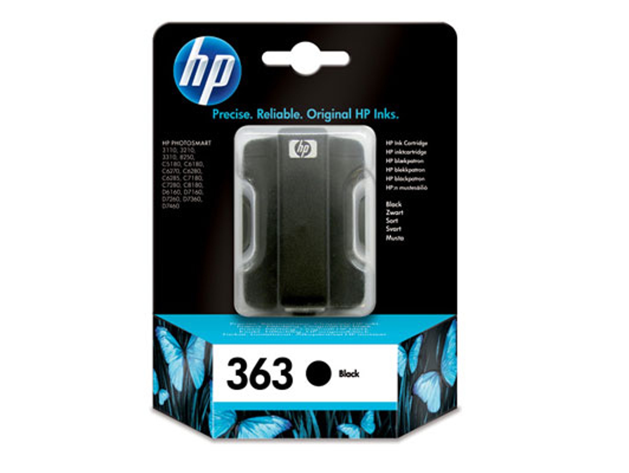 Cartucho de tinta HP 363 negro original (C8721EE)