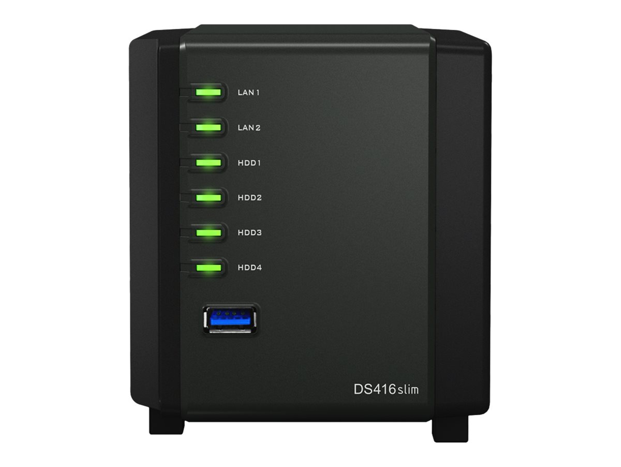 NAS SYNOLOGY STATION DS416SLIM 4 Bah (4 BahÃ­as - 0 TB)