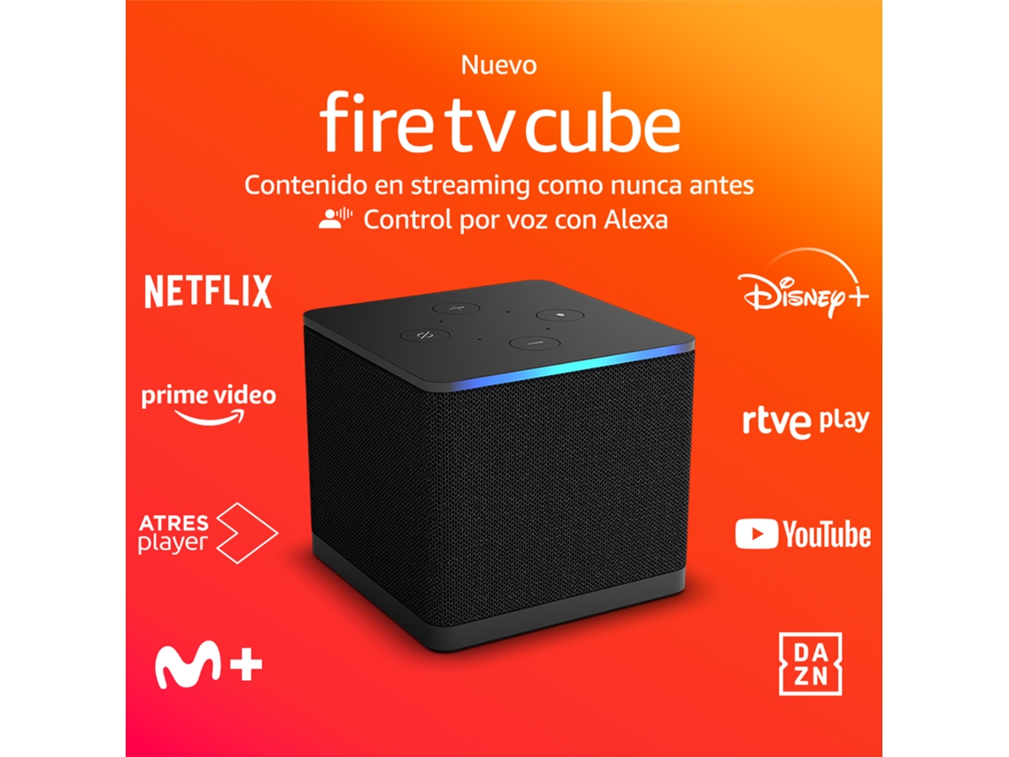 Amazon Fire TV Cube (Alexa - Wi-Fi - 4K Ultra HD) | Worten Canarias
