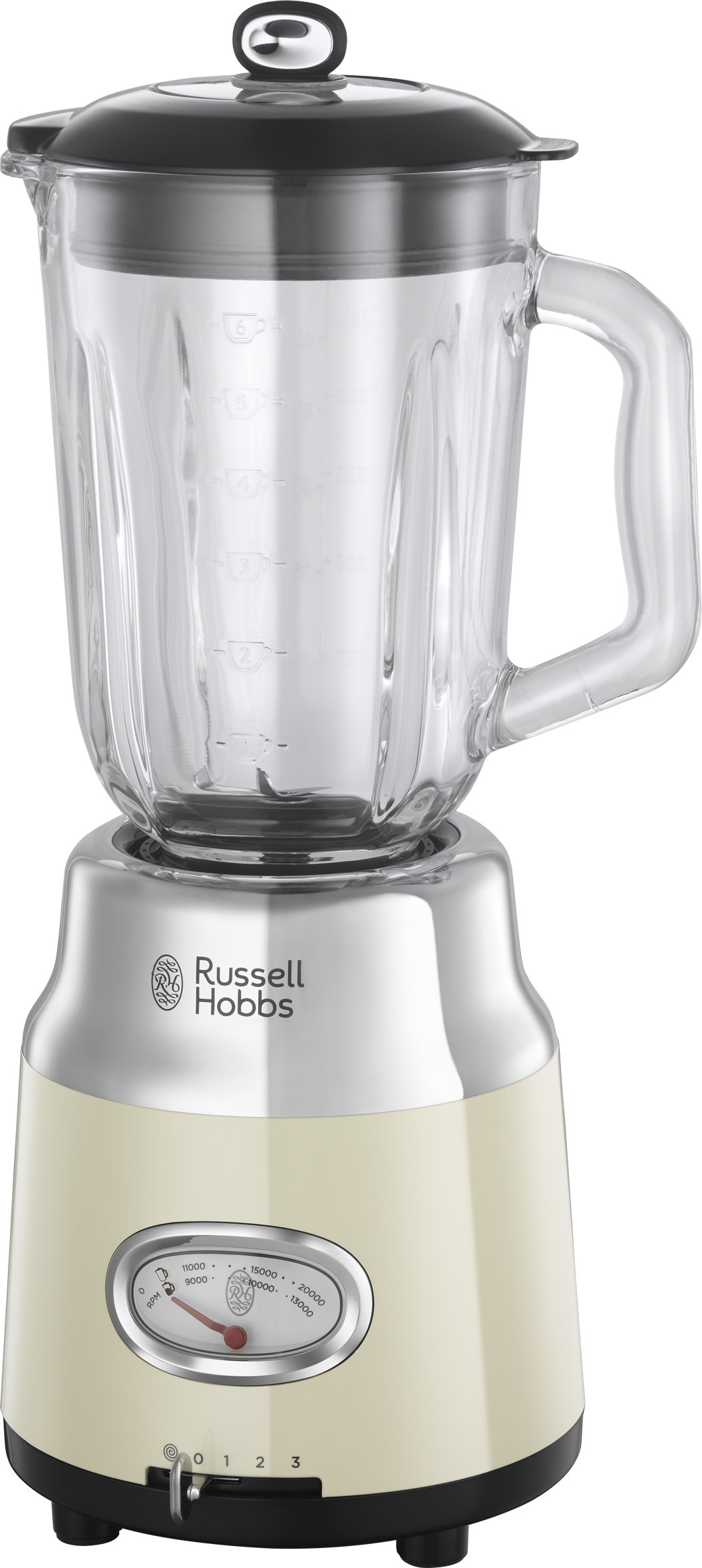 Batidora de Vaso RUSSELL HOBBS Retro 25192-56 (800 W - 1.5 L - Beige)