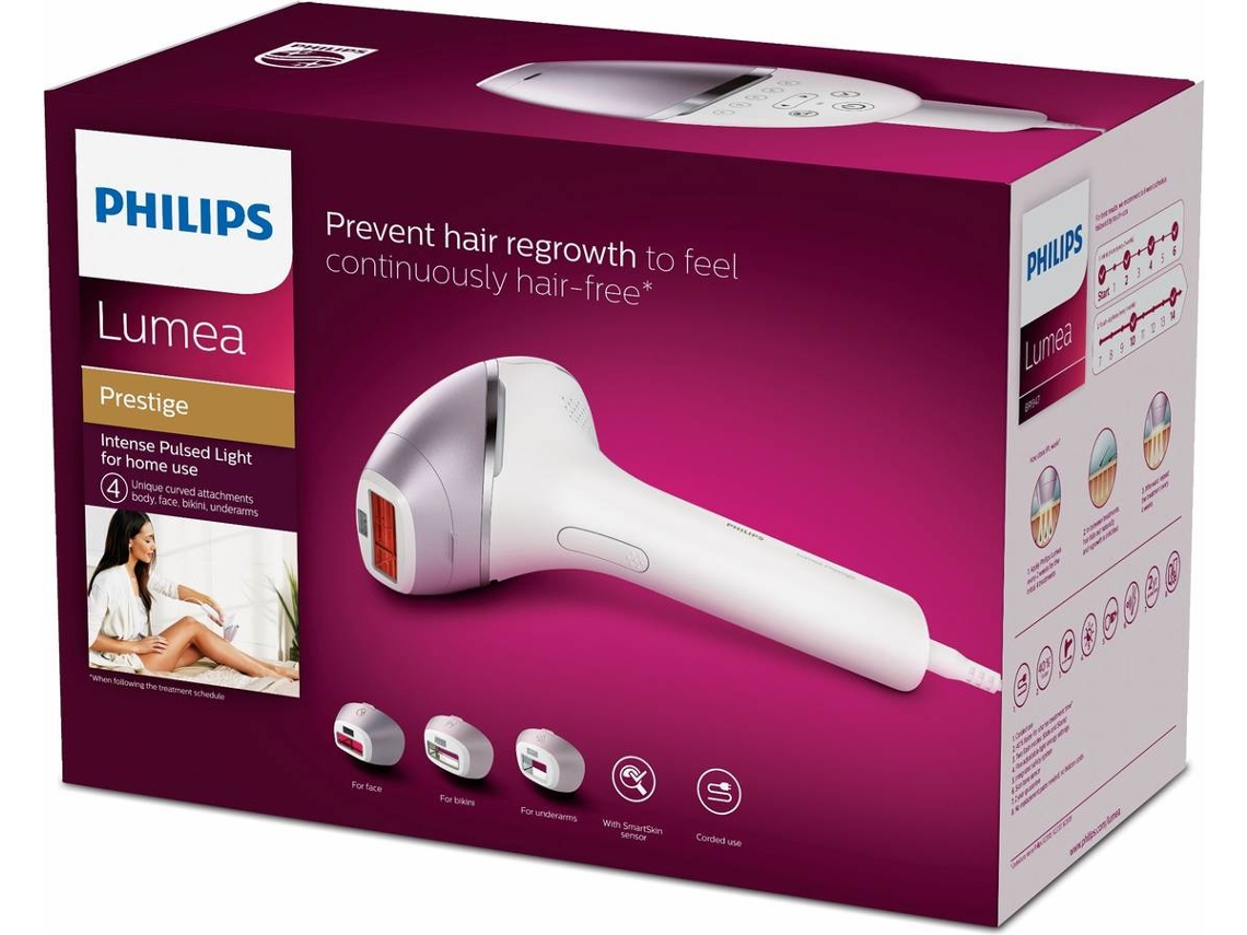 Depiladora Luz Pulsada PHILIPS Lumea Prestige BRI947/00 (IPL