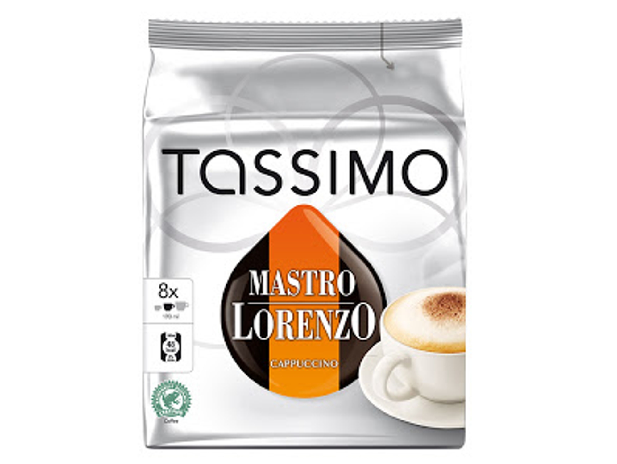 Cápsulas Café TASSIMO Mastro Lorenzo Capuccino