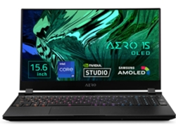 Portátil Gaming GIGABYTE Aero 15 OLED YD-93ES648SP (Intel Core i9-11980HK - NVIDIA GeForce RTX 3080 - RAM: 32 GB - 512 GB SSD - 15.6'')