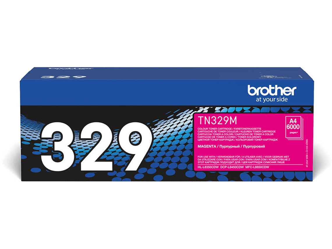 Cartucho de Tóner Original BROTHER Magenta TN329M