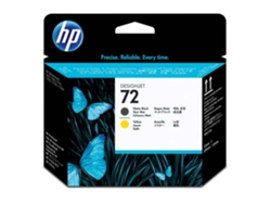 Cabezal de Impresión Original HP 72 C9384A Negro Mate/Amarillo