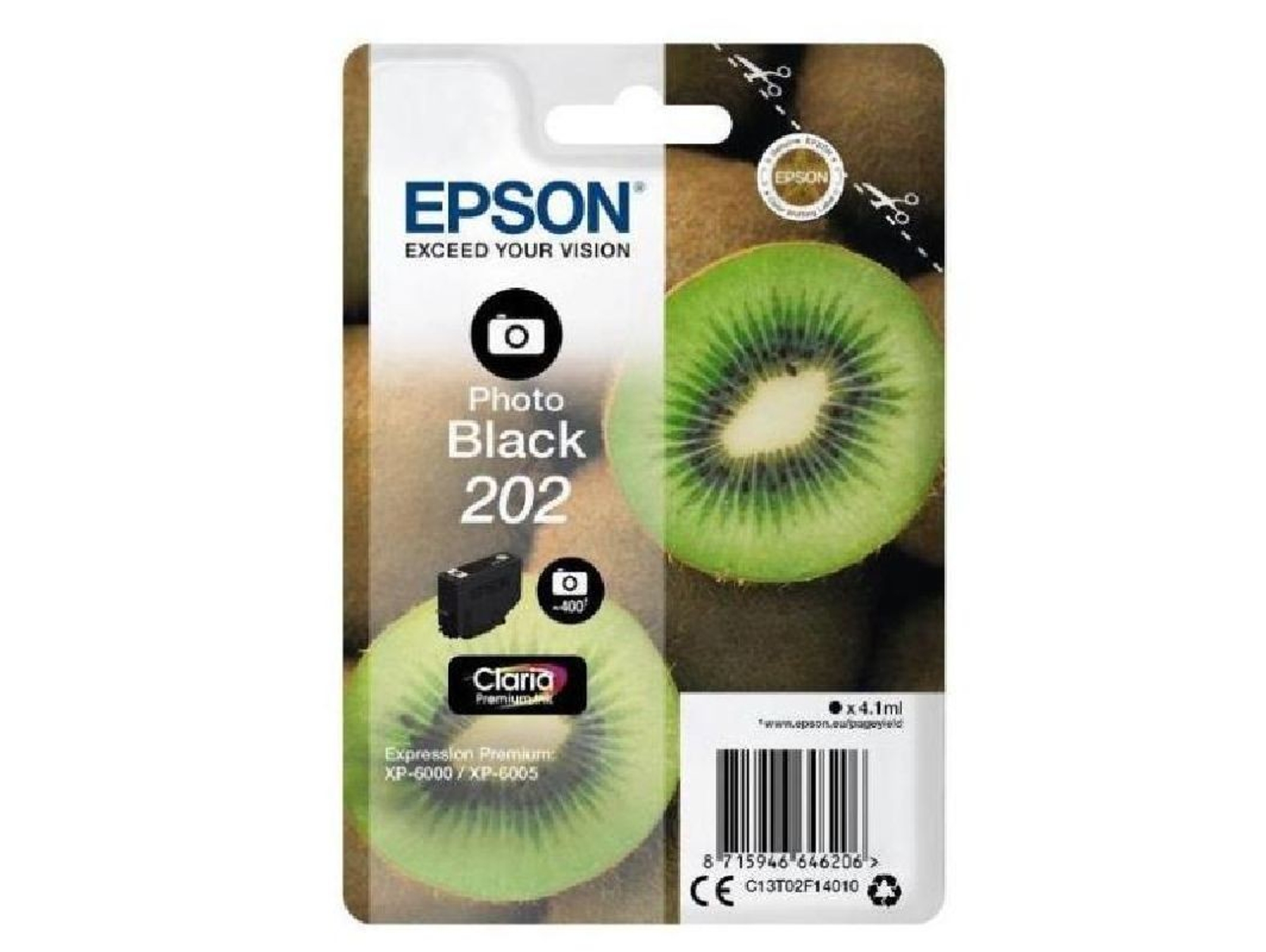 Tinta EPSON Photo 202 BLA Negro