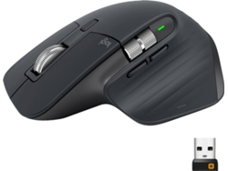 Ratón LOGITECH MX Master 3 (Bluetooth - Pro - 4000 dpi - Gris sideral)