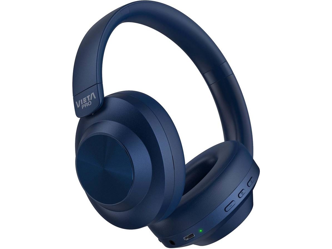 Auriculares Bluetooth VIETA PRO Way 5 (Over Ear -  Microfóno - Azul)