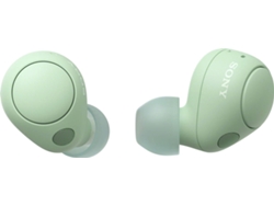 Auriculares Bluetooth True Wireless SONY WF C700N (In Ear - Micrófono - Noise Cancelling - Verde)