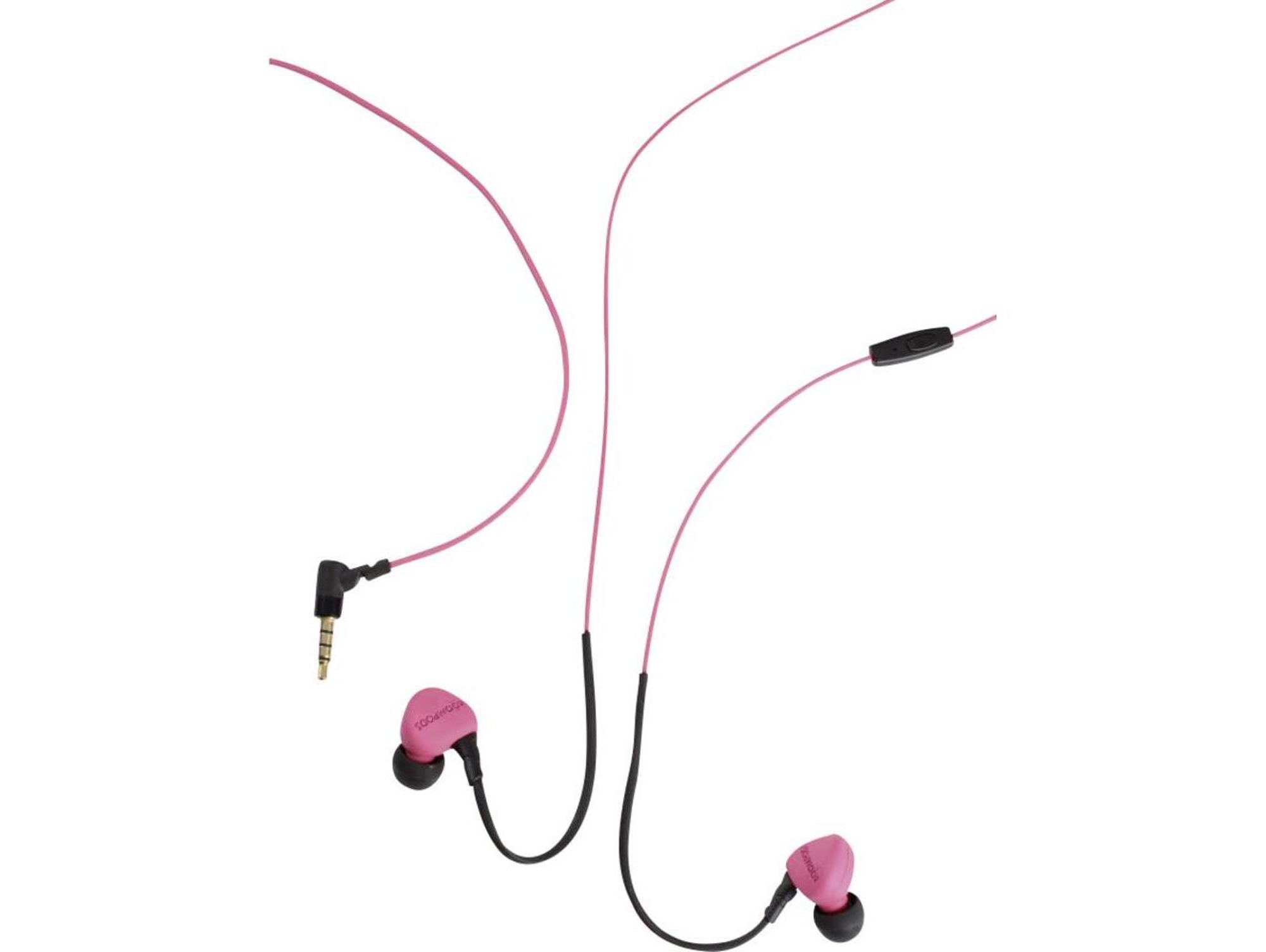 Auriculares con cable BOOMPODS Sportpods Race (In ear - Micrófono - Rosa)