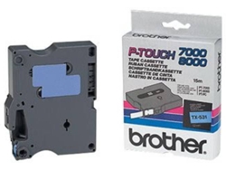 Cinta de etiquetas BROTHER TX531