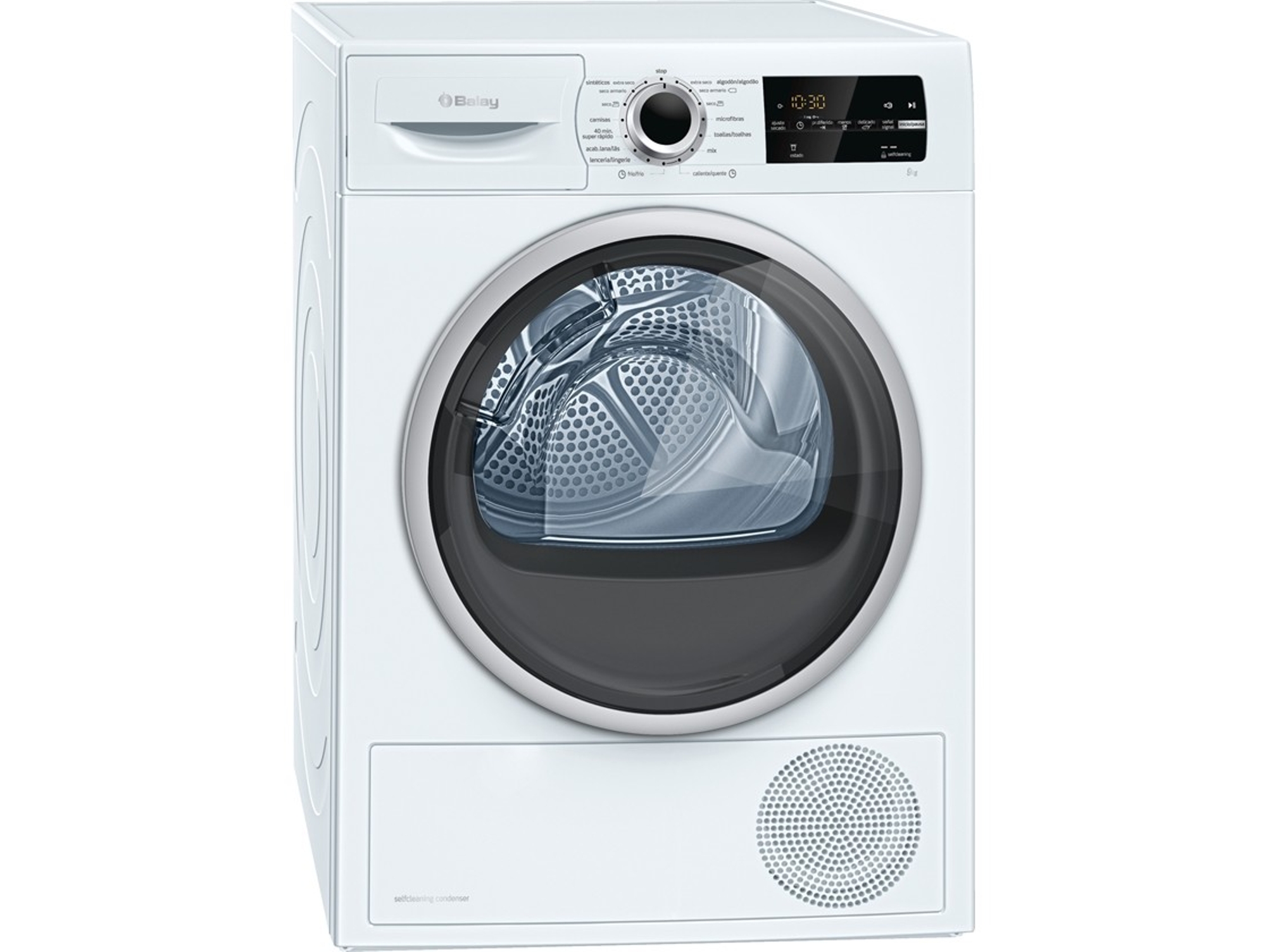 Secadora BALAY 3SB997B (9 kg - Bomba de Calor - Blanco)