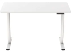 Escritorio Elevable MITSAI Denver con sistema de elevación automática y memoria integrada (120(L) x 60(P) x 73 a 118(A) cm - Blanco)