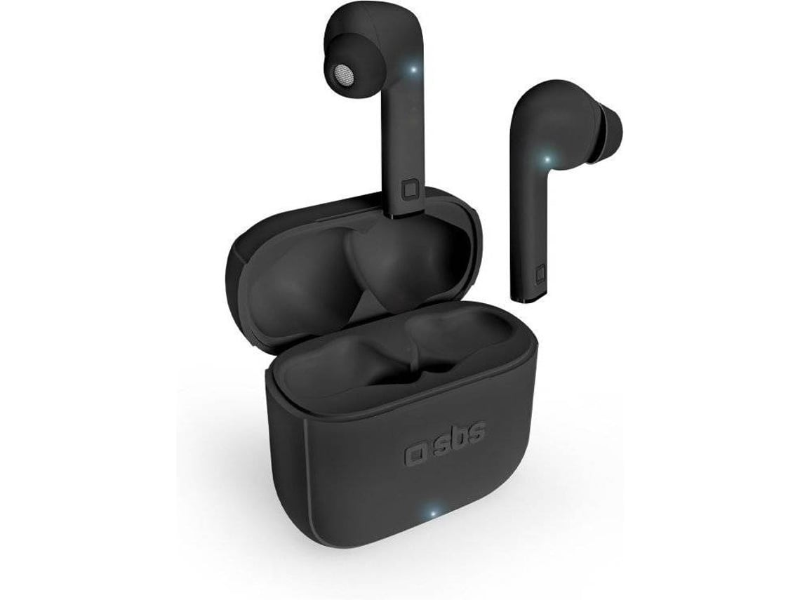 Auriculares Bluetooth True Wireless SBS Beat Free (In Ear - Micrófono - Negro)