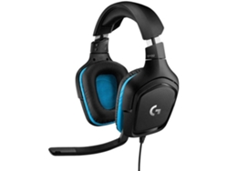 Auriculares Gaming Con Cable LOGITECH G432 DTS (Over Ear - Multiplataforma - Negro)
